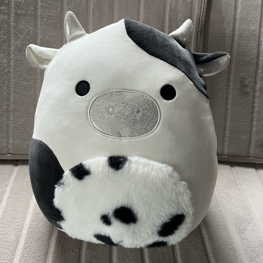 KeltyJoy Squishmallow Ulga the Cow 12”